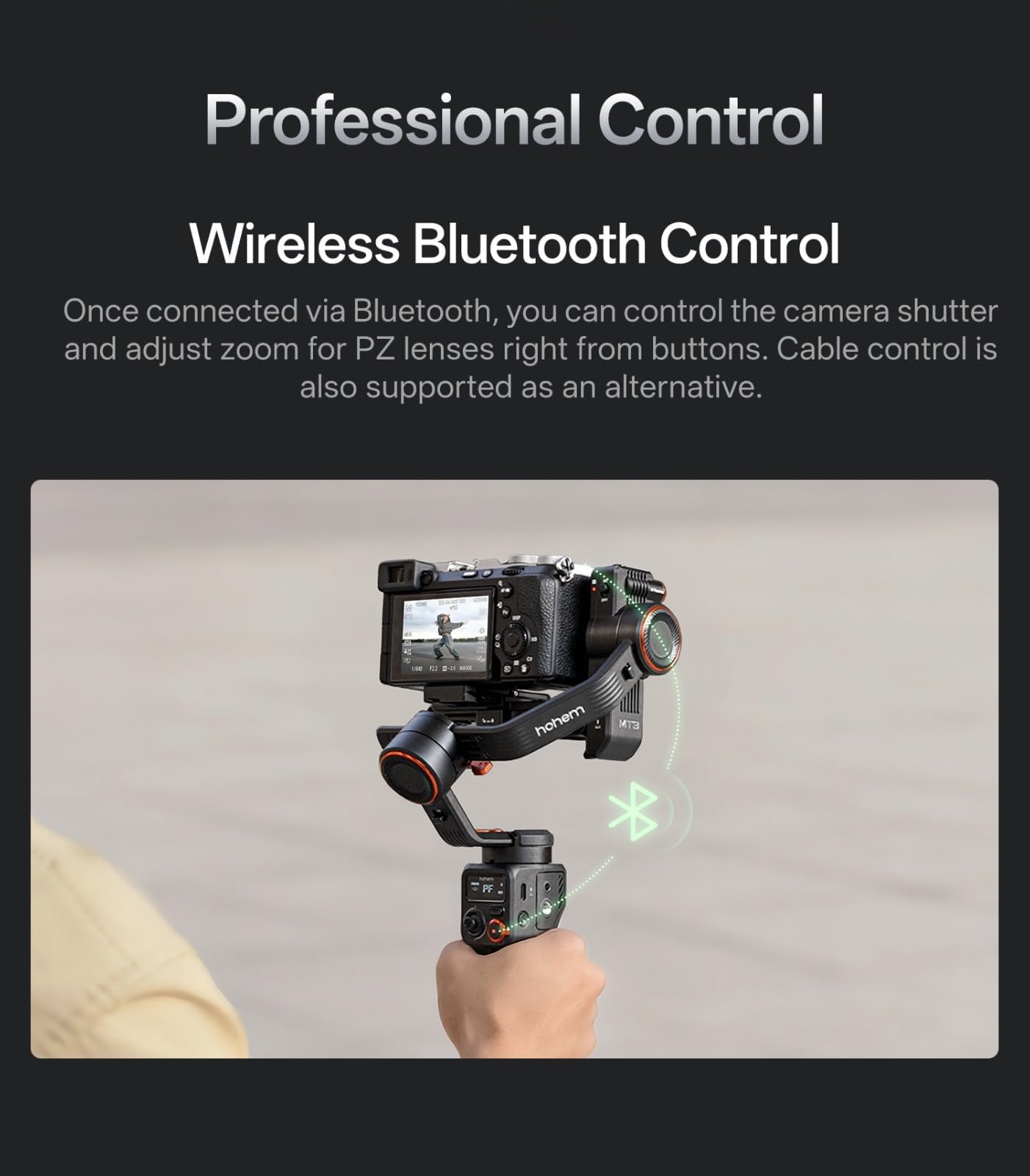 Amazon.co.jp: hohem iSteady MT3 カメラ用ジンバル スタビライザー